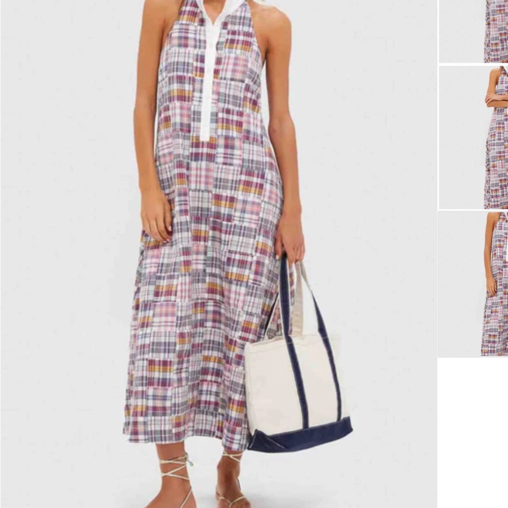 Tuckernuck Multicolor Plaid Maxi Dress